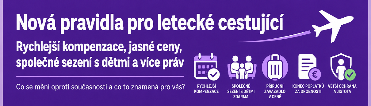 Nová pravidla pro letecké cestující schválena. Co se skutečně mění oproti dnešku?